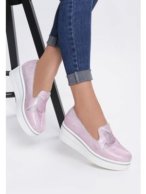 Joleen rózsaszín slip-on tornacipő