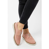 Oxford jeralin rózsaszín női cipő