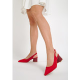 Mifalia piros magassarkú cipők