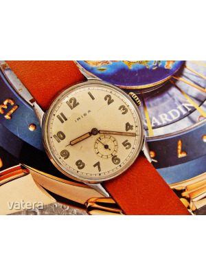Ritkaság!Gyönyörű katonai Irisa óra az 1940-es évekből szép nato szíjjal << lejárt 137257
