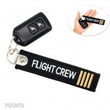 FLIGHT CREW = utaskísérő motoros motor autó kulcstartó repülő kapitány steward stewardess 1FT NMÁ << lejárt 288168