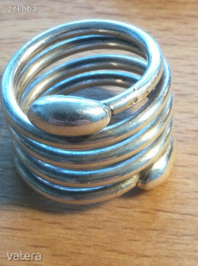 Elképesztő kiárusítás! Izgalmas, rugó formájú ezüst gyűrű << lejárt 7902660 21 fotója