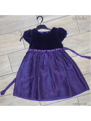 98-as F&F sötét lila alkalmi ruha hercegnő tündér jelmez alap E3 9571 << lejárt 267962