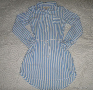 Gyönyörű divatos újszerű ing ruha tunika megkötővel 134-140 << lejárt 3100117 94 fotója