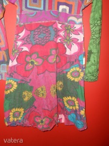 Desigual színes virágos, kockás ruha 13-14 yrs, M << lejárt 4748890 96 fotója