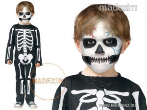 98-104-es szuper vagány halloween 3D csontváz jelmez E22 6249 << lejárt 8713676 79 fotója