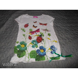 Desigual katicás, virágos, szalagos cuki kislány póló 11-12 yrs << lejárt 424839 kép