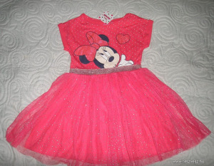 Csodás különleges tüllös Minnie Disney ruha 116 << lejárt 3113318 60 fotója