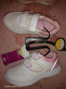 TU fehér-rózsaszín pöttyös puha sportcipő, tornacipő, ÚJ! UK12, 30-31, teljes bth.: 20 << lejárt 4708078 74 fotója