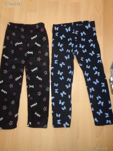 Szivecskés bélelt nadrág és pillangós H&M leggins kislánynak 104 110 4-5 << lejárt 3549076 51 fotója