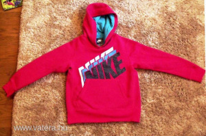Új, Nike pink, kapucnis pulcsi (128-137cm,címke nélkül) << lejárt 6843040 89 fotója