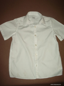 M&S fehér alkalmi fiú ing 128-as.7-8 évesre << lejárt 2459765 48 fotója