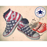 Converse All Star USA zászlós magas szárú tornacipő! 33-as méret! EREDETI << lejárt 854265