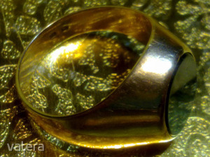 Gyönyörű antik pénzverdés 14 K arany onix drágaköves art deco gyűrű << lejárt 2854756 83 fotója