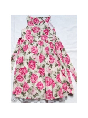 Next kislány rózsás ruha, tüll alsószoknyával 6 év 116 cm << lejárt 66532