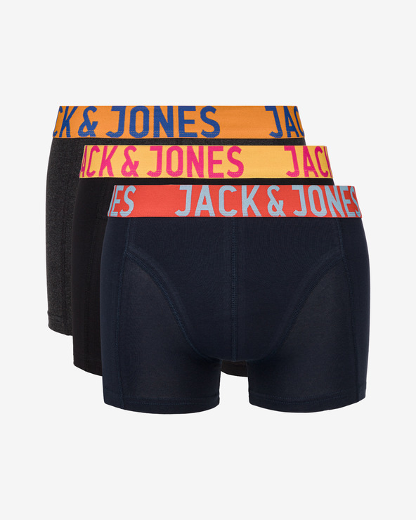 Jack & Jones Crazy Solid Boxeralsó 3 db Fekete Kék << lejárt 8816634 2 << lejárt 6953368 5 fotója