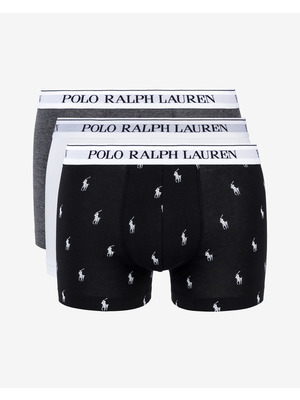 Polo Ralph Lauren 3 db-os Boxeralsó szett Fekete Fehér Szürke << lejárt 464204
