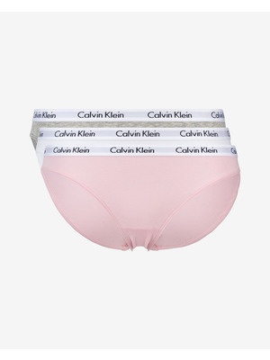 Calvin Klein 3 db-os Bugyi szett Rózsaszín Fehér Szürke << lejárt 662617