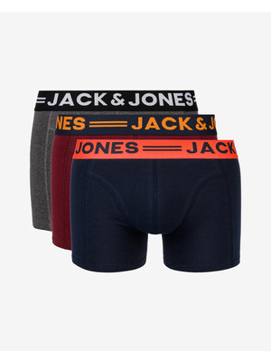 Jack & Jones Lichfield Boxeralsó 3 db Kék Piros Szürke << lejárt 364655