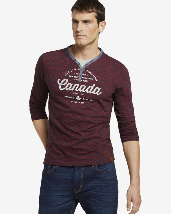 Tom Tailor Henley Póló Piros << lejárt 745298 3 fotója