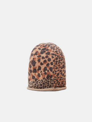 Desigual Animal Patch Gorro Sapka Barna