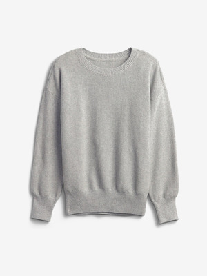 GAP Solid Slouchy Gyerek pulóver Szürke