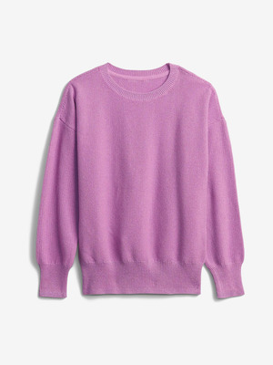 GAP Solid Slouchy Gyerek pulóver Lila