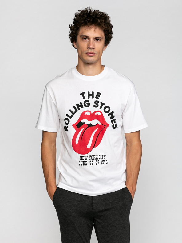 Jack & Jones The Stones Póló Fehér fotója