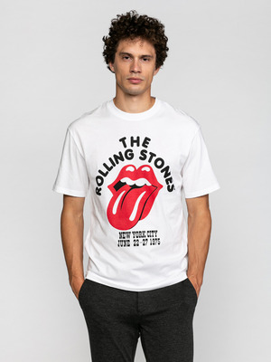 Jack & Jones The Stones Póló Fehér