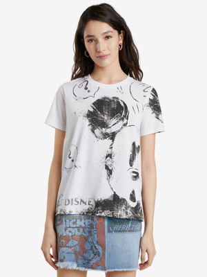 Desigual Mickey Póló Fehér