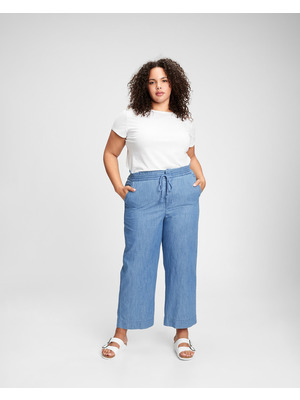 GAP Chambray Nadrág Kék