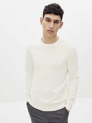 Celio Recrew Pulóver Fehér