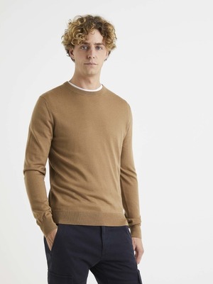 Celio Semerirond Pulóver Barna