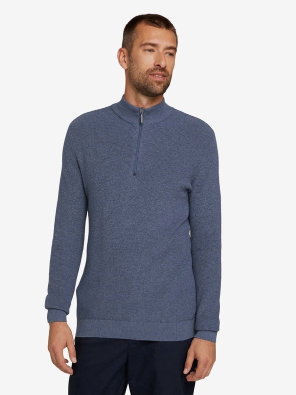 Tom Tailor Denim Pulóver Kék fotója