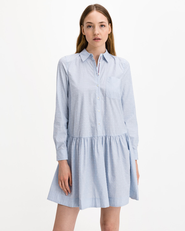 Tommy Hilfiger Pop Dobby Ruha Kék fotója