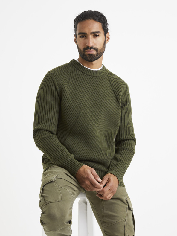 Celio Veinard Pulóver Zöld << lejárt 6132041 55 << lejárt 403959 69 fotója