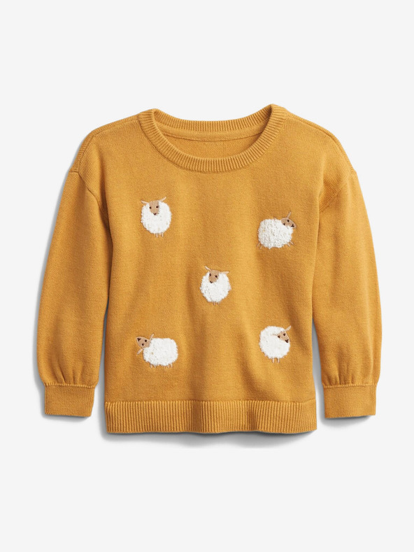 GAP Crew Gyerek pulóver Sárga << lejárt 4070990 70 << lejárt 9935350 63 fotója