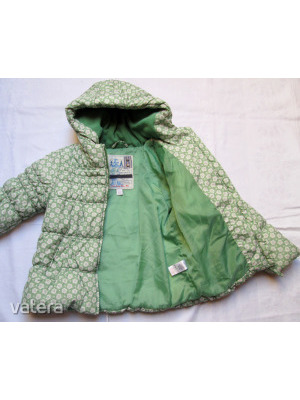 Next nagyon szép zöld virágos kis téli kislány kabát 5-6 év << lejárt 975442