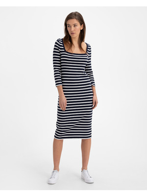 GAP Modern Squareneck Ruha Kék Fehér