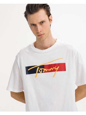 Tommy Jeans Drop Shoulder Póló Fehér