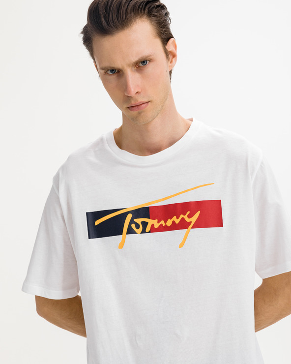 Tommy Jeans Drop Shoulder Póló Fehér fotója