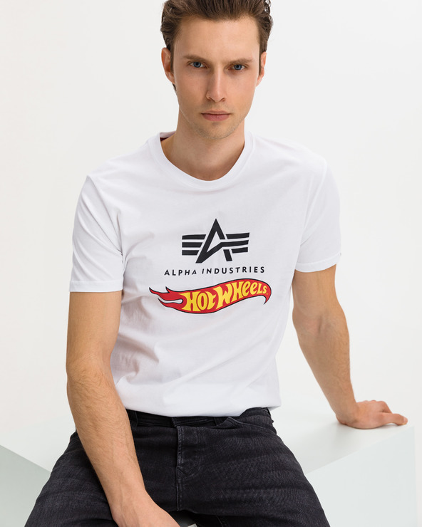 Alpha Industries Hot Wheels Flag Póló Fehér << lejárt 7234306 42 << lejárt 5399569 63 fotója