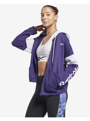 Reebok Training Essentials Linear Logo Melegítőfelső Lila