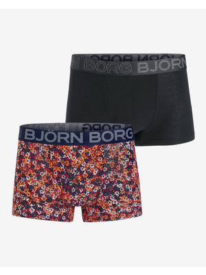Björn Borg Classic Flower Tony 2 db-os Boxeralsó szett Fekete Piros << lejárt 804408