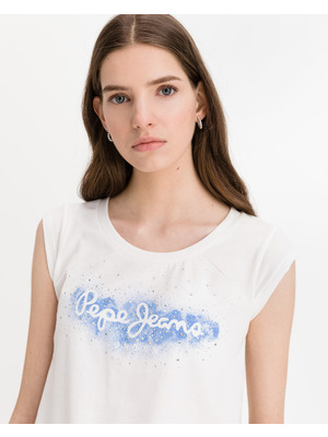 Pepe Jeans Camila Póló Fehér