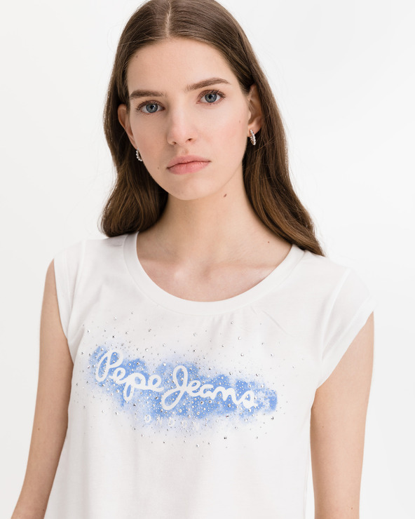 Pepe Jeans Camila Póló Fehér fotója
