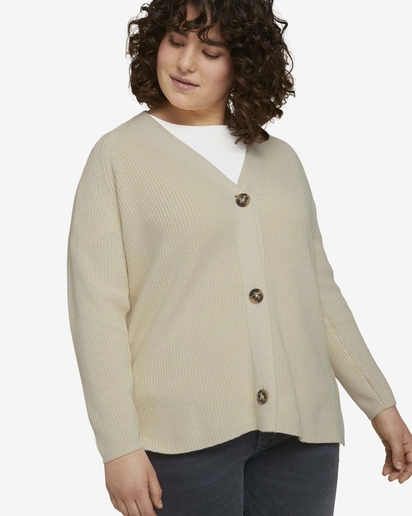 Tom Tailor Kardigán Bézs fotója
