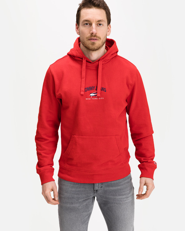 Tommy Jeans Timeless Melegítőfelső Piros fotója