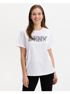 DKNY Rhinesto Póló Fehér