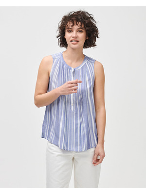 GAP Pintuck Top Kék